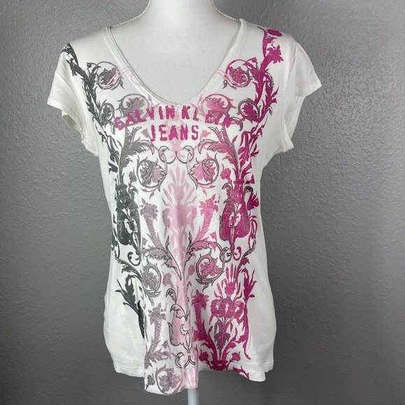 COPY - Calvin Klein Jeans T-shirt Large - Picture 1 of 12